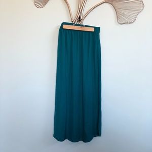 LOFT XSP Teal Maxi Skirt